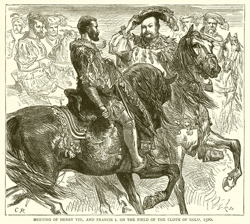 Rencontre de Henri VIII et François Ier au Camp du Drap d