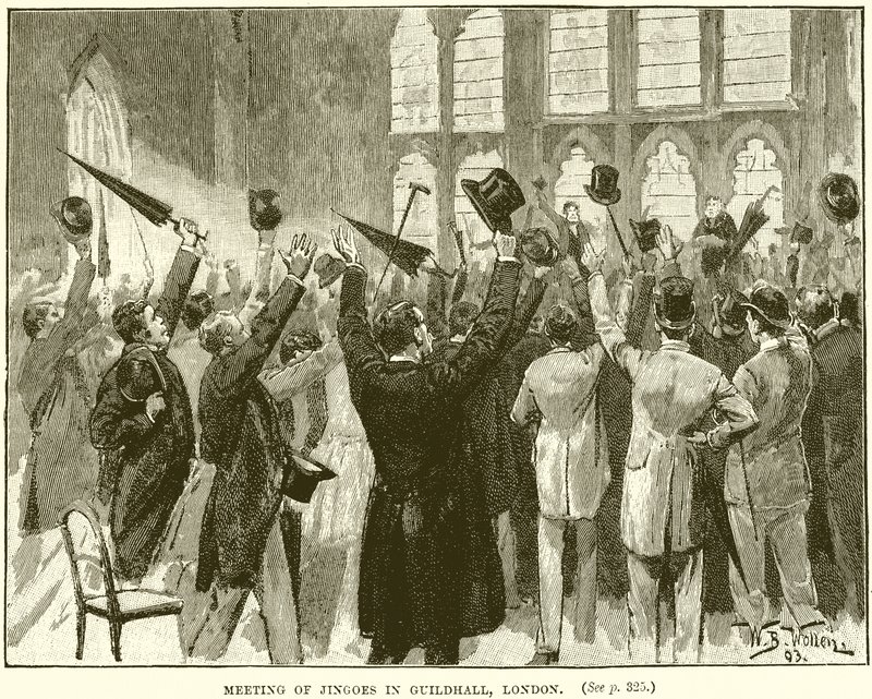 Réunion de Jingoes à Guildhall, Londres - English School