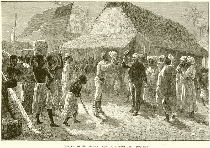 Rencontre de M. Stanley et du Dr. Livingstone - English School