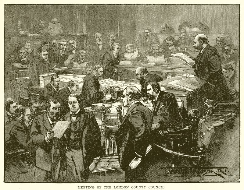 Réunion du Conseil du Comté de Londres - English School