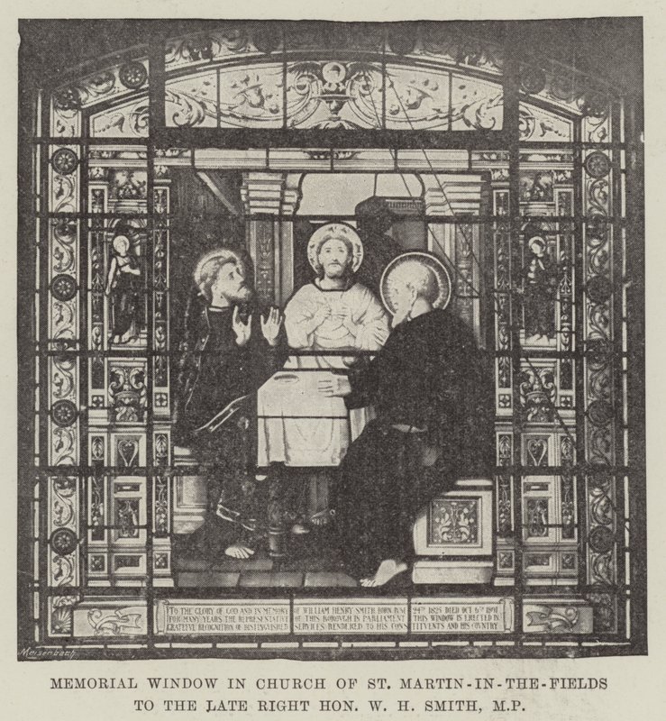 Vitrail commémoratif dans l