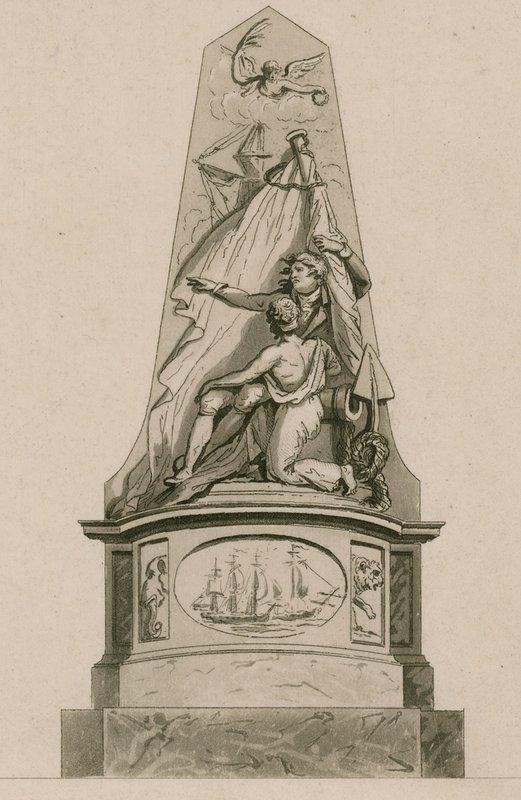 Mémorial au capitaine Edward Cooke, Abbaye de Westminster, Londres - English School