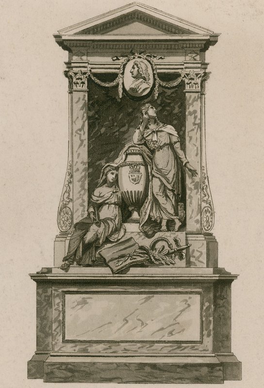 Mémorial à William Pulteney, Comte de Bath, Abbaye de Westminster, Londres - English School
