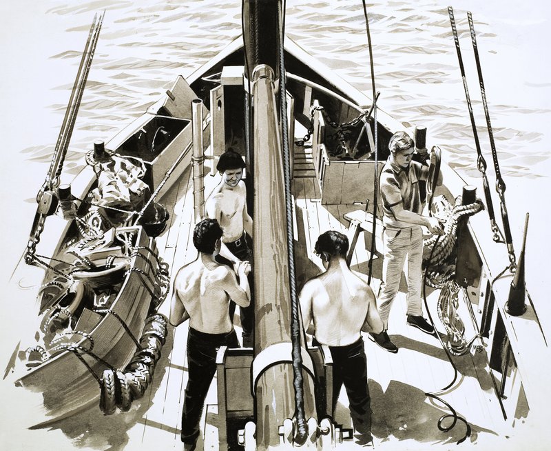 Hommes à bord d
