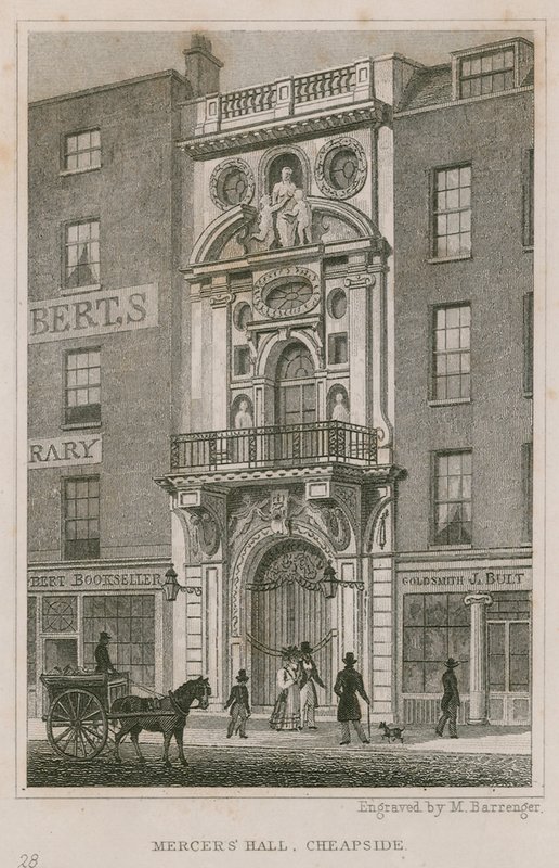 Mercers Hall, Cheapside, Londres - English School