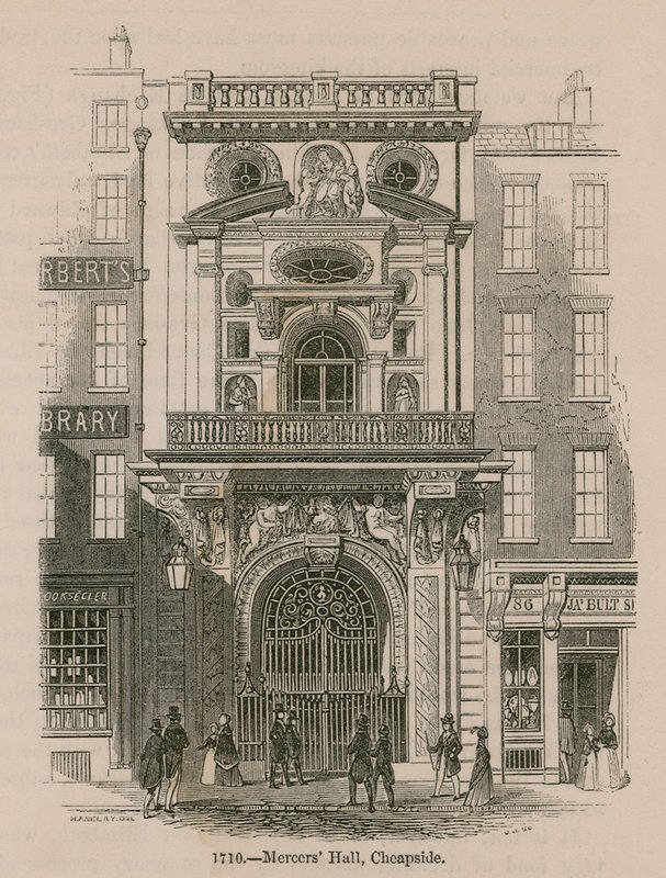 Mercers Hall, Cheapside, Londres - English School