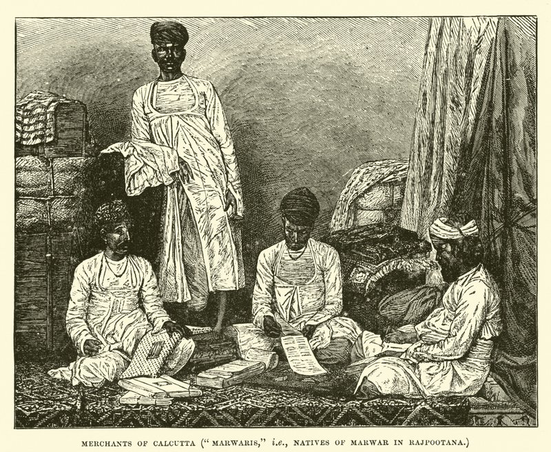 Marchands de Calcutta, Marwaris, c