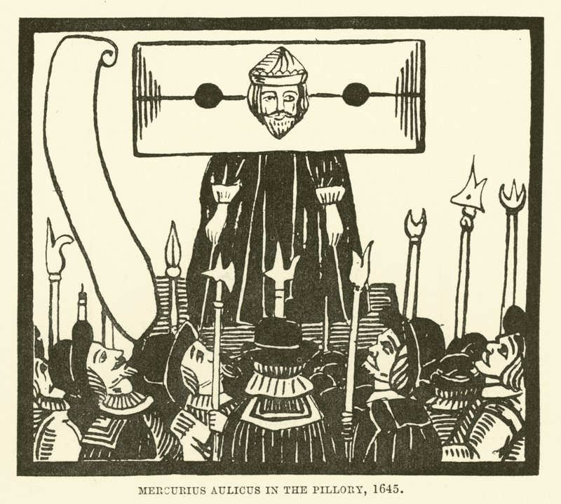 Mercurius Aulicus au pilori, 1645 - English School