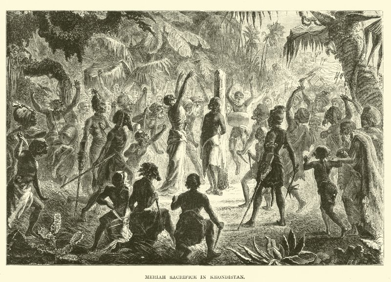 Sacrifice Meriah en Khondistan - English School