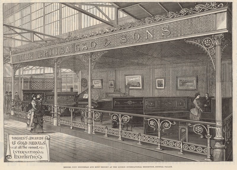 Exposition de Messieurs John Brinsmead et Fils à l