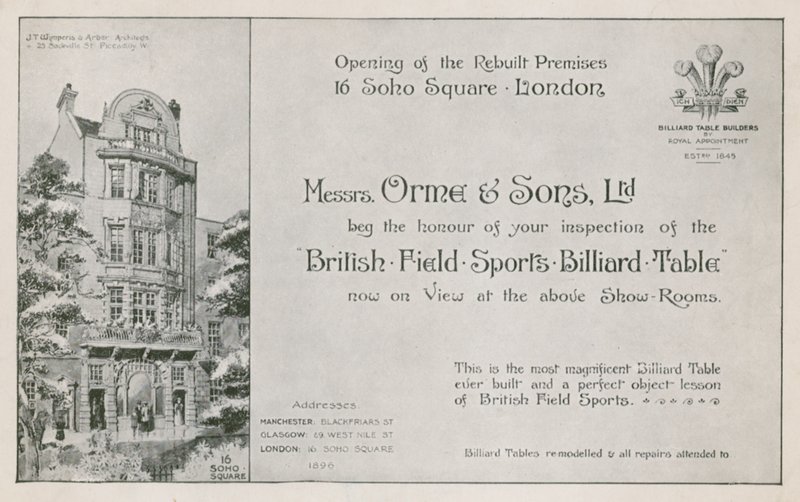 Messrs Orme & Sons - English School