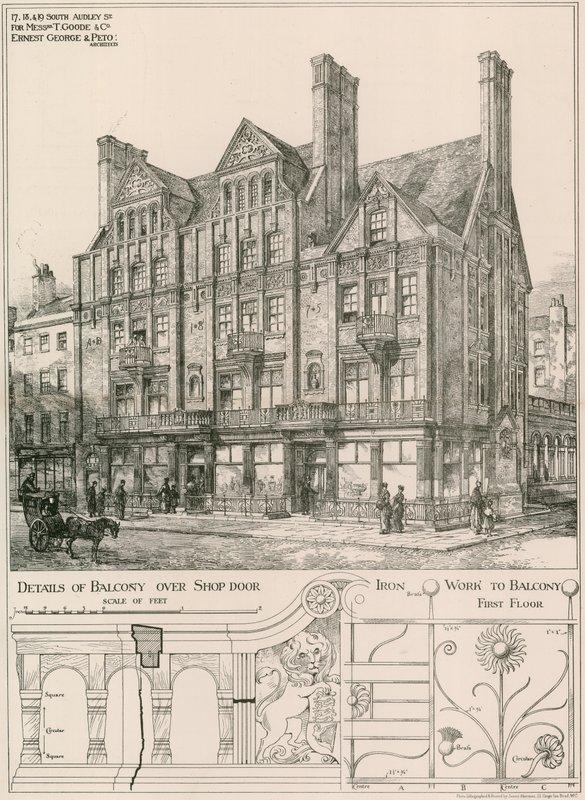 Messieurs T Goode & Co., 17, 18 & 19 South Audley Street, Londres - English School