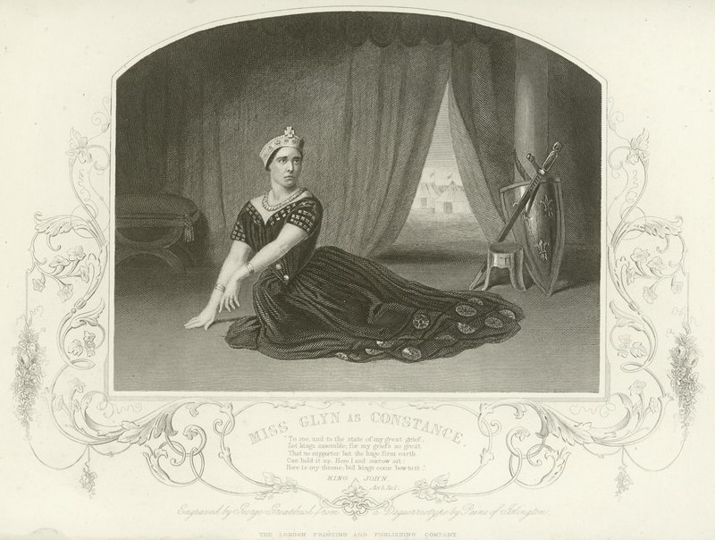 Mlle Glyn comme Constance, Le Roi Jean, Acte III, scène I - English School