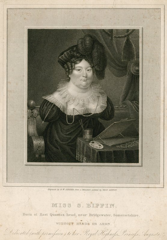 Mlle Sarah Biffin, artiste - English School