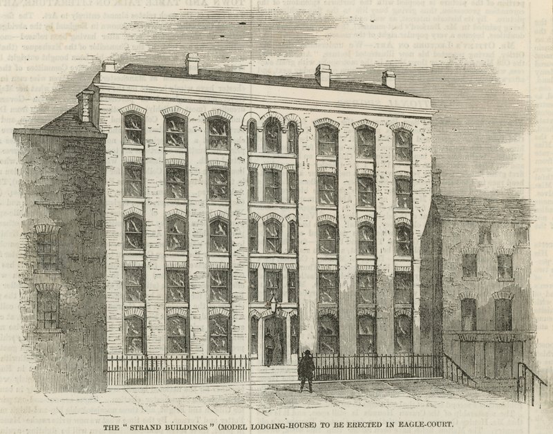 Maisons de logement modèle à Eagle Court - English School