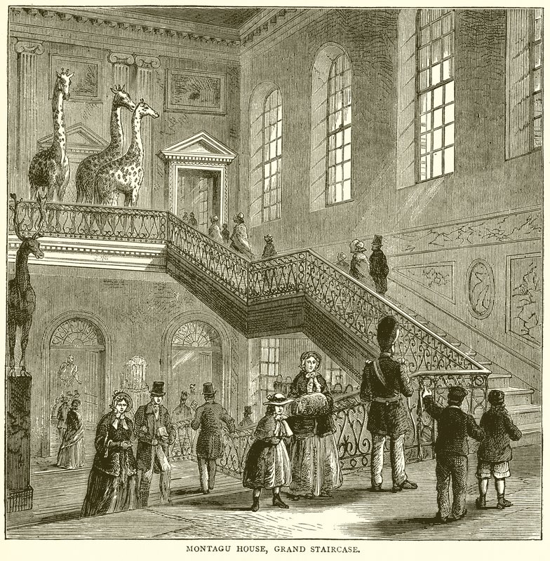 Maison Montagu, Grand Escalier - English School