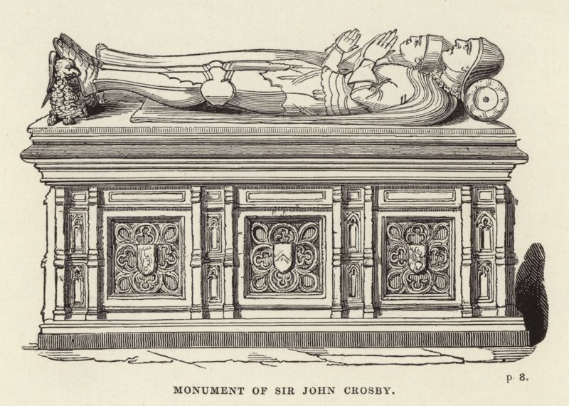 Monument de Sir John Crosby - English School