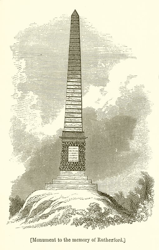Monument à la mémoire de Rutherford - English School