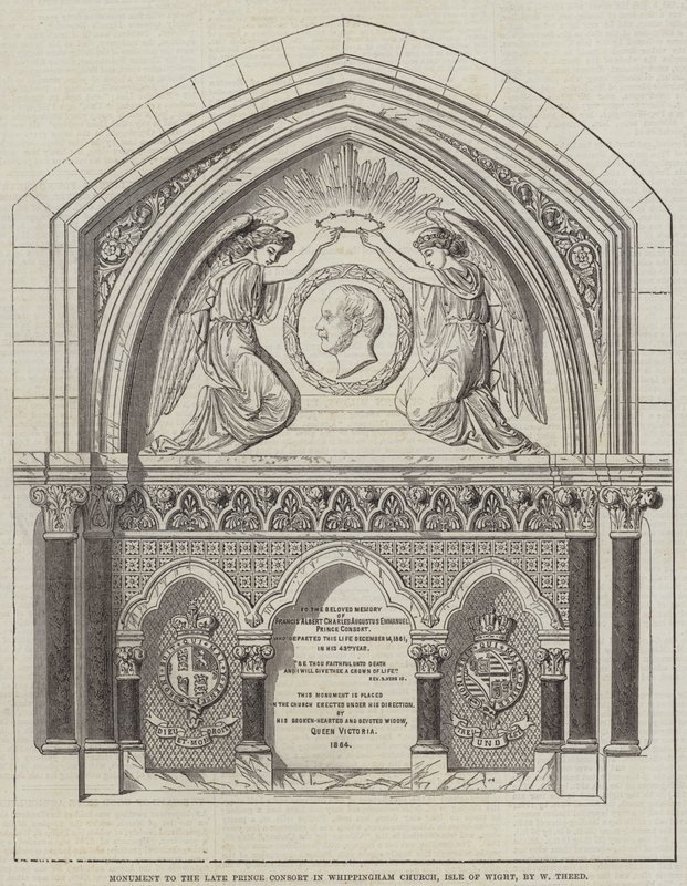 Monument au défunt prince consort dans l