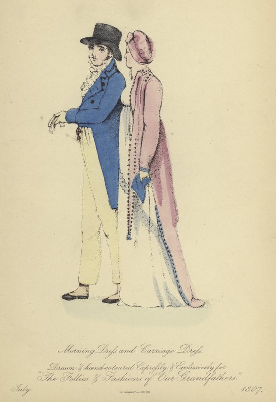 Robe du matin et robe de calèche - English School