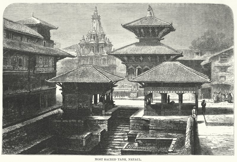 Réservoir le plus sacré, Népal - English School