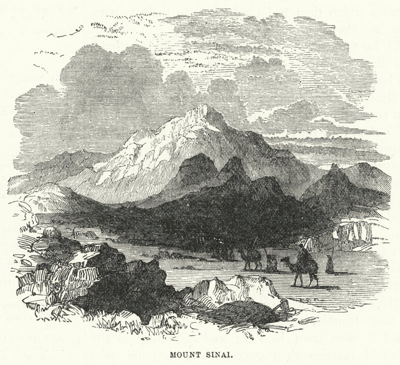 Mont Sinaï (gravure) - English School