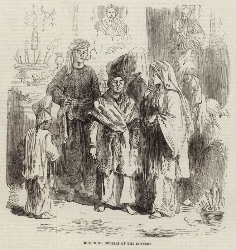 Robes de deuil chinoises - English School