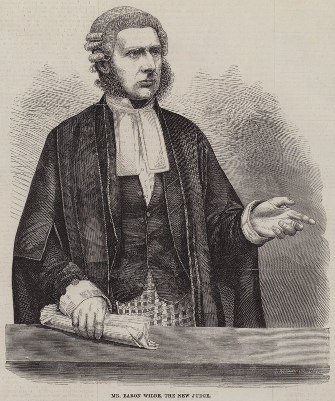 M. Baron Wilde, le nouveau juge - English School