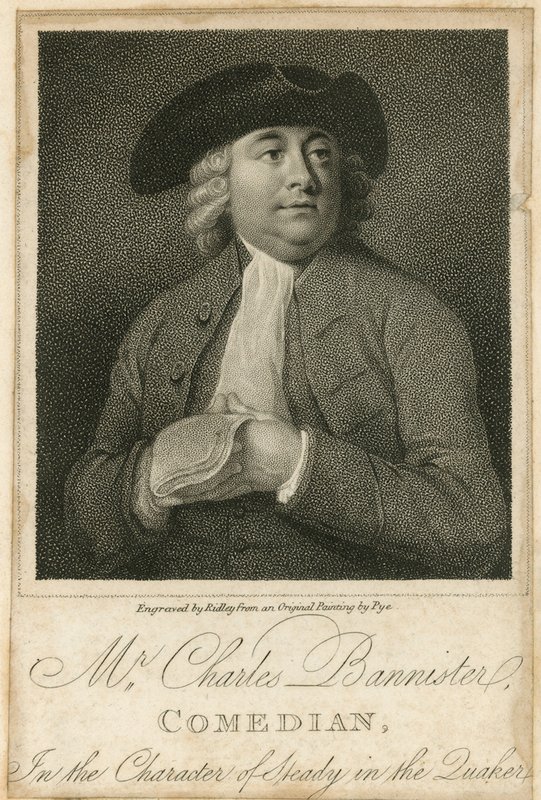 M. Charles Bannister, comédien - English School