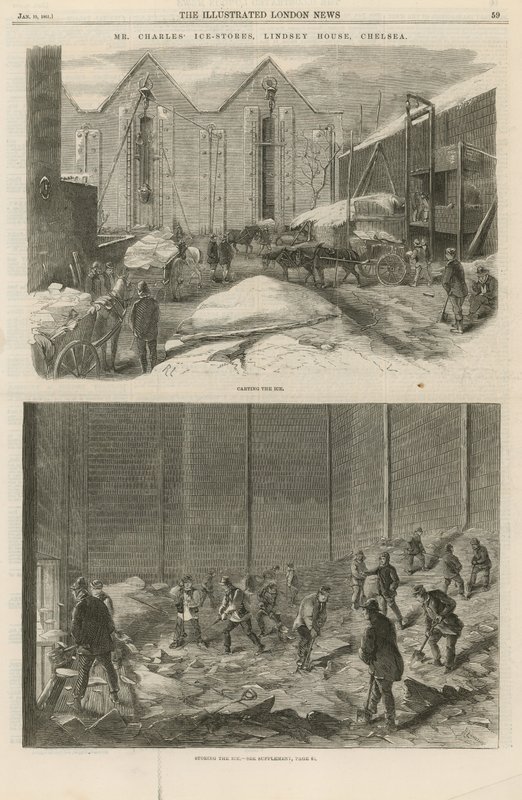 Les glacières de M. Charles à Lindsey House - English School