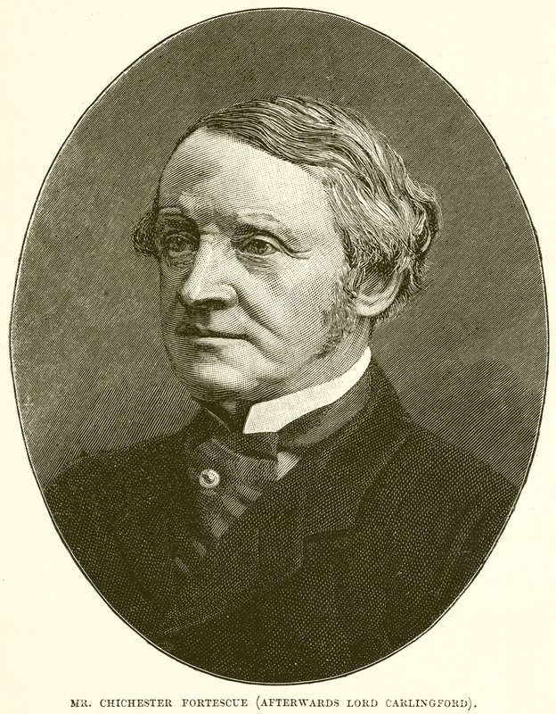 M. Chichester Fortescue (devenu plus tard Lord Carlingford) - English School