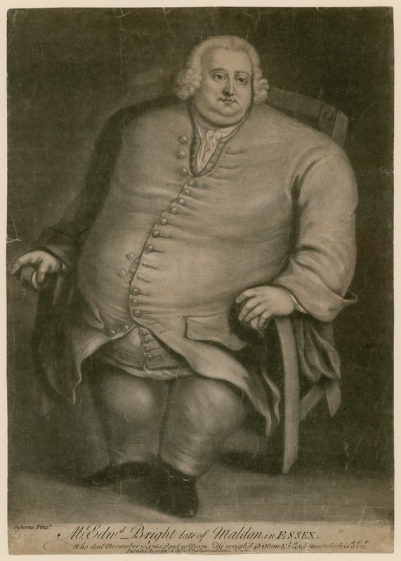 M. Edward Bright, de Maldon, Essex, décédé le 10 novembre 1750, à l