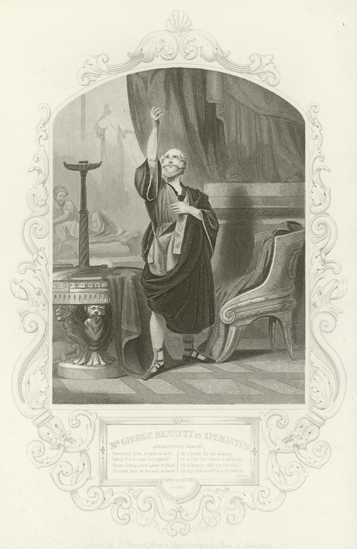 M. George Bennett comme Apemantus, la grâce d