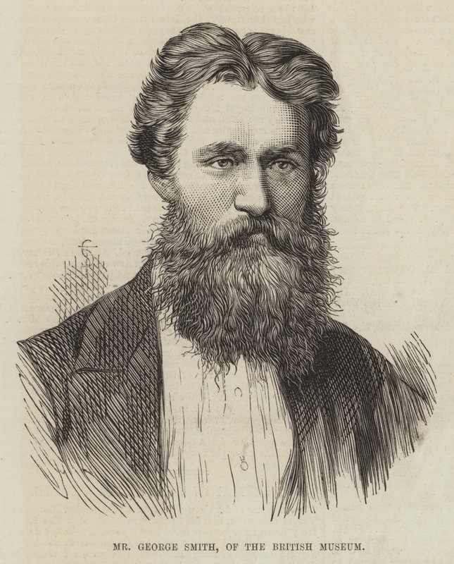 M. George Smith, du British Museum (gravure) - English School