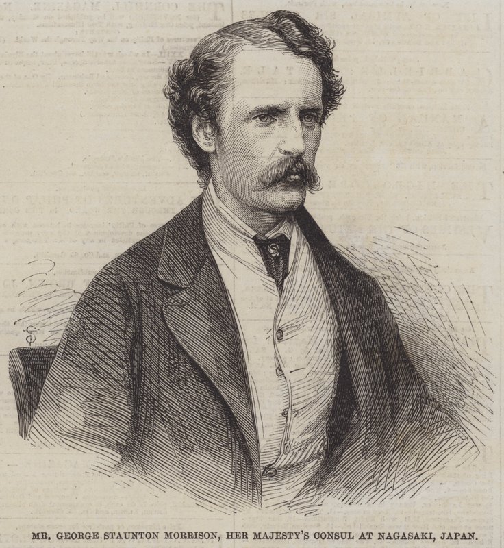 M. George Staunton Morrison, consul de Sa Majesté à Nagasaki, Japon - English School