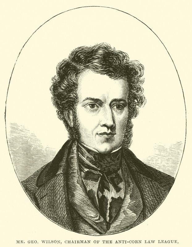 M. George Wilson, président de la Ligue anti-corn law - English School