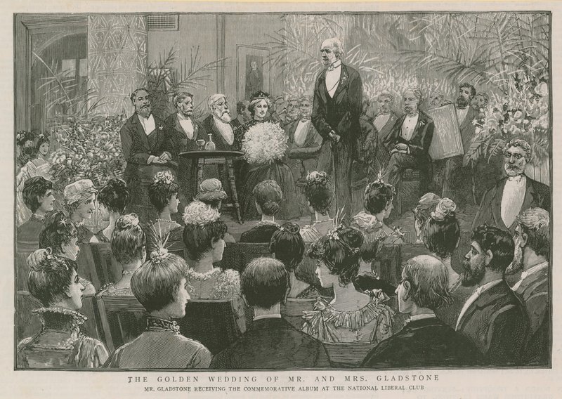 M. Gladstone recevant l