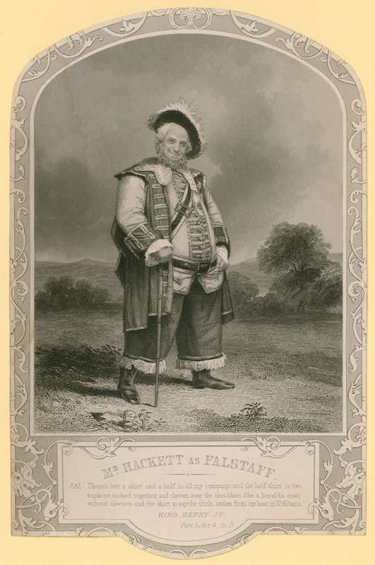 M. Hackett en Falstaff - English School