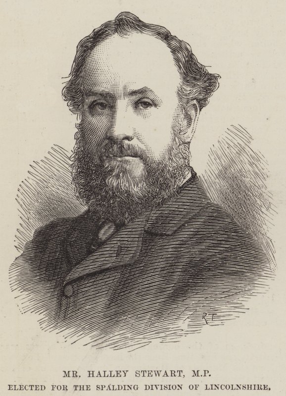 M. Halley Stewart, MP, élu pour la division de Spalding du Lincolnshire - English School