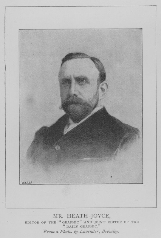 M. Heath Joyce, Rédacteur en chef du "Graphic" et Co-rédacteur en chef du "Daily Graphic" - English School