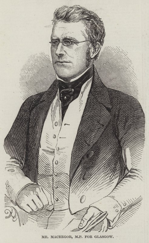 M. MacGregor, député de Glasgow (gravure) - English School