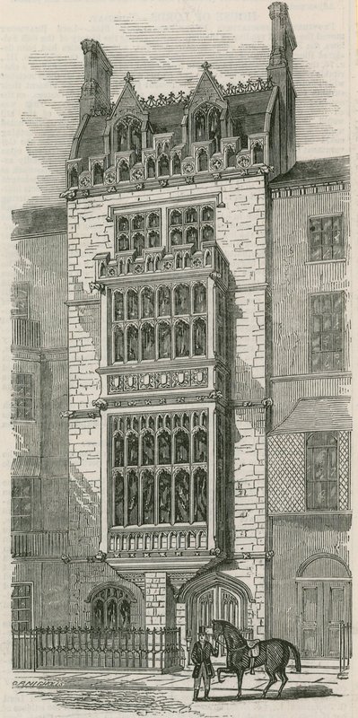La nouvelle demeure de M. Russell, Park Lane, Londres - English School