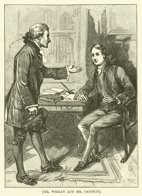 M. Wesley et M. Causton (gravure) - English School