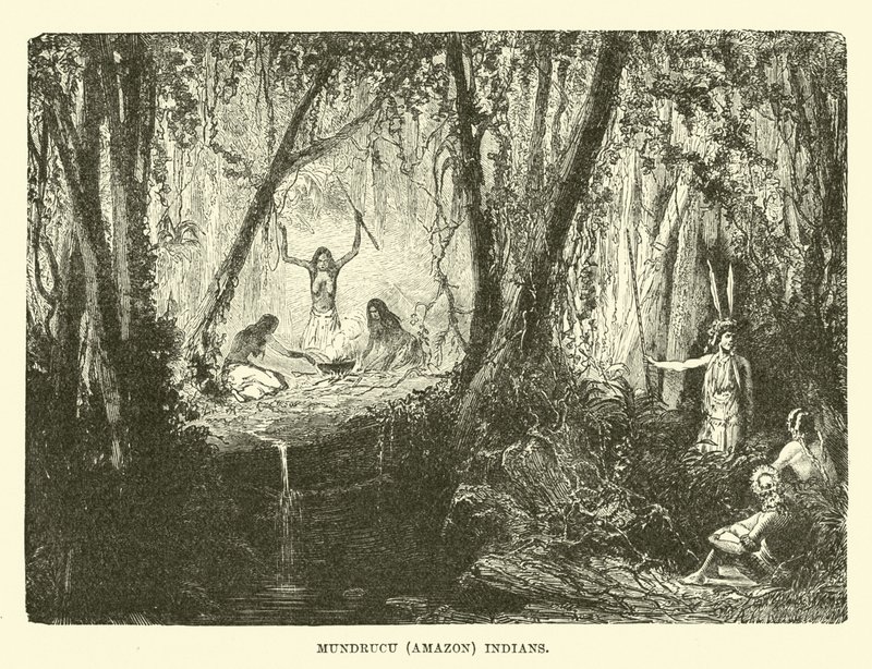 Indiens Mundrucu (Amazone) - English School