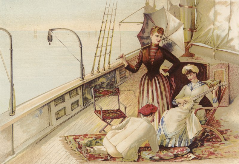 La musique est la plus douce sur la mer ondulante - English School