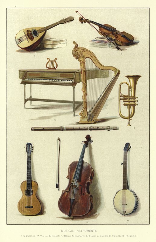 Instruments de musique - English School