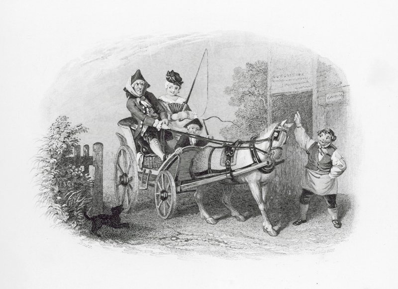 La Chaise de mon grand-père (gravure) - English School