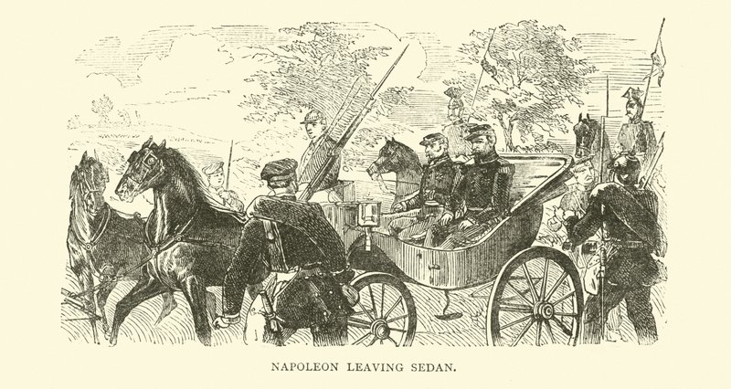 Napoléon quittant Sedan, septembre 1870 - English School