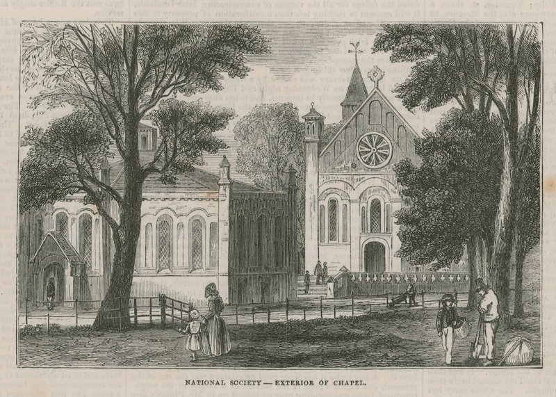 Société nationale - extérieur de la chapelle - English School