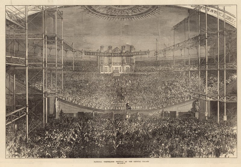 Festival national de tempérance au Crystal Palace - English School
